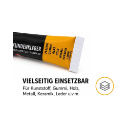 Leder Sekundenkleber für Billard Klebeleder 3 x 3g im Blister Pack